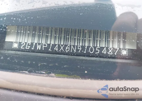 1992 Chevrolet Lumina Z34 из США, поврежденный, VIN 2G1WP14X6N9105487